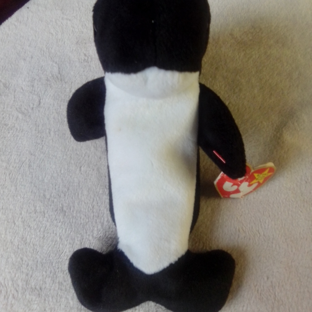 TY ,ORIGINAL, PVC, 96' Waves the Whale. - Picture 2 of 8